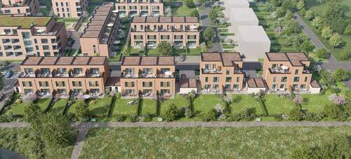 Vogelperspektive - Mehrfamilienhaus, Wohnhaus mit 135,00 m&sup2; in Osnabrück zum Kaufen