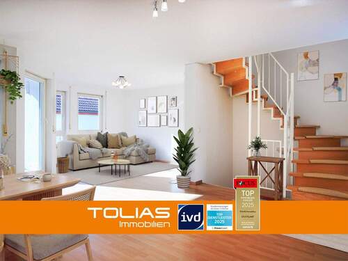 Titelbild - Willkommen Zuhause! Modernes & großzügiges Reihenhaus mit großer Terrasse, Loggia und Stellplatz