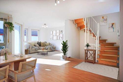 EG: Wohnzimmer - 5 Zimmer Reihenmittelhaus in Herrenberg