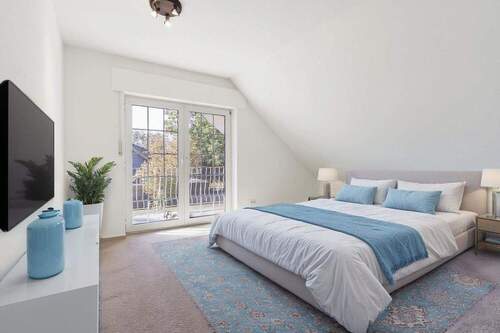 Schlafzimmer Wohnbeispiel mit KI - 