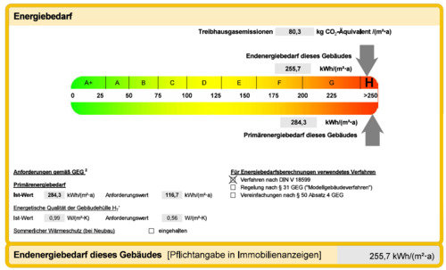 Energieausweis - 