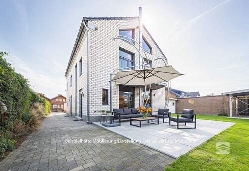 Gartenansicht/Terrasse (KI) - Einfamilienhaus mit 268,80 m&sup2; in Waldfeucht zum Kaufen