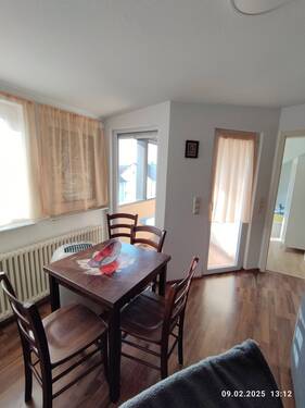 Essplatz vor dem Balkon - 