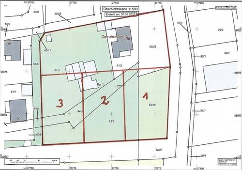 Flurkarte - Grundstück in Lalendorf