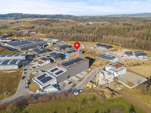 Luftbild Gebiet - Halle in Überlingen