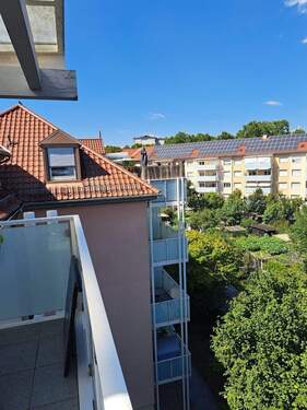 Blick vom Balkon - 3 Zimmer Etagenwohnung in Ludwigshafen am Rhein