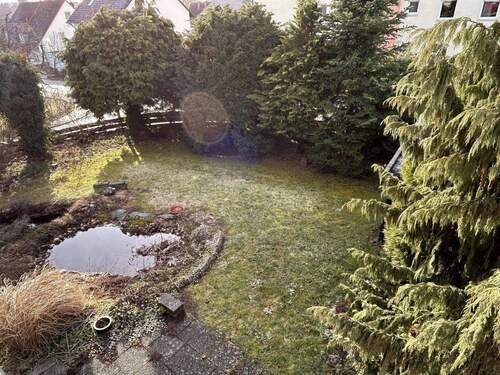 Blick auf das Grundstück - 