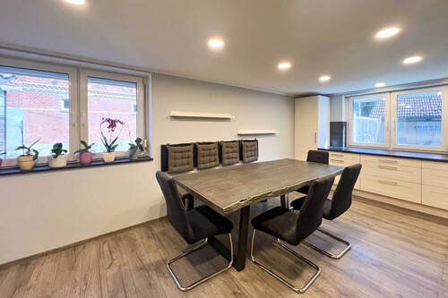 Große moderne Tageslichtküche - 