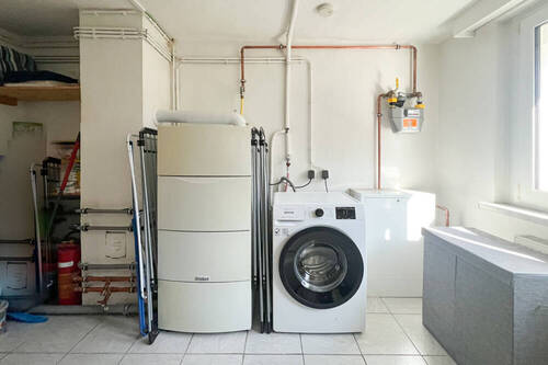 Heizung im Hauswirtschaftsraum - 