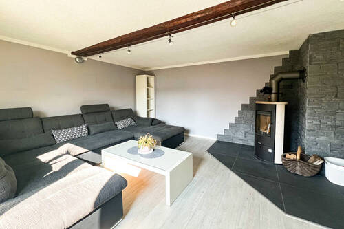 Wohnzimmer mit Kamin - 