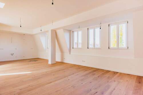 Wohnzimmer _ Küche II - 4 Zimmer Etagenwohnung zum Kaufen in Berlin