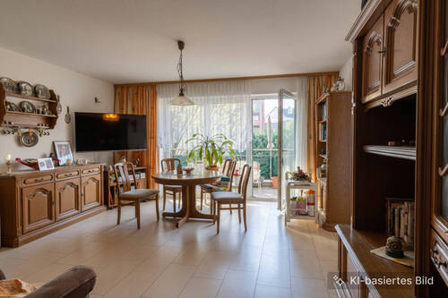 Wohnzimmer - 4 Zimmer Etagenwohnung zum Kaufen in Frechen