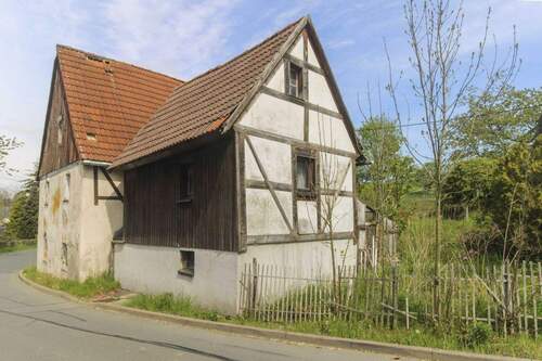 Ansicht von der Straße - Grundstück in Großschirma zum Kaufen