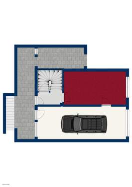 EG mit Zugang und Garage - 