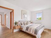 Einrichtungsbeispiel Schlafzimmer - Etagenwohnung mit 68,00 m&sup2; in Leipzig zum Kaufen