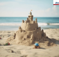 Moderner STRANDBURG-KLASSIKER, direkt am Südstrand. - Fehmarn Burgtiefe