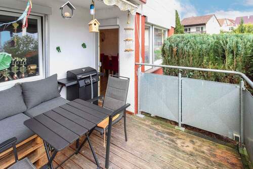 Balkon - 3-Zimmer-Wohnung (Hochparterre) mit Balkon in Innenstadtlage