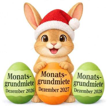 Titelbild - Bis Ostern anmieten und Weihnachten sparen - Attraktive 3 Raum-Wohnung mit offener Küche