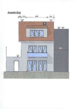 Ansichten Süd.jpg - Doppelhaushälfte in Dielheim