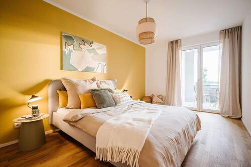 Schlafzimmer - 2 Zimmer Etagenwohnung zum Kaufen in Brühl