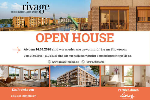 Rivage - 3 Zimmer Etagenwohnung zum Kaufen in Mainz