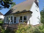 Blick zur Terrasse - Einfamilienhaus in ruhiger Lage in DahlenSchmannewitz zu vermieten!