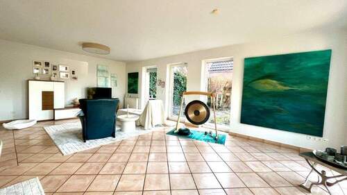 Wohnzimmer - 4 Zimmer Doppelhaushälfte zum Kaufen in Borken