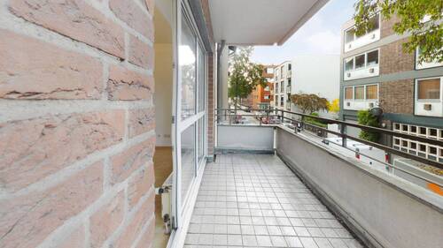 Balkon - 2 Zimmer Etagenwohnung in Münster