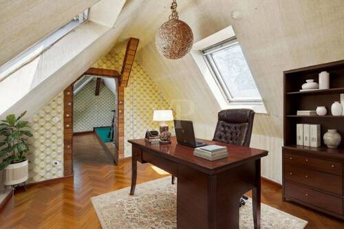 Dachgeschoss / Arbeitszimmer visualisiert - 
