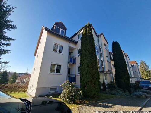 Ansicht Hinten - Gemütliche 3 Raum Wohnung mit Weitblick + EBK + Garage