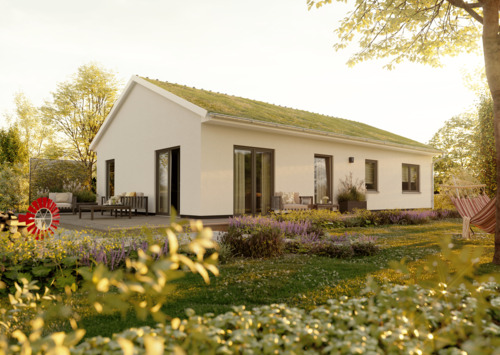 Bungalow-100_1 - Bungalow mit Gründach. - 376.350,00&nbsp;EUR Kaufpreis, ca.&nbsp; 102,00&nbsp;m&sup2;&nbsp;Wohnfl&auml;che