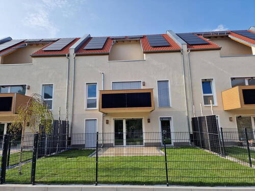 Gartenansicht Vergleichsobjekt - Familienfreundliches Reihenhaus in Leipzig - modern, großzügig & einzugsbereit!