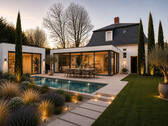 Visualisierung Anbau und Garten - 