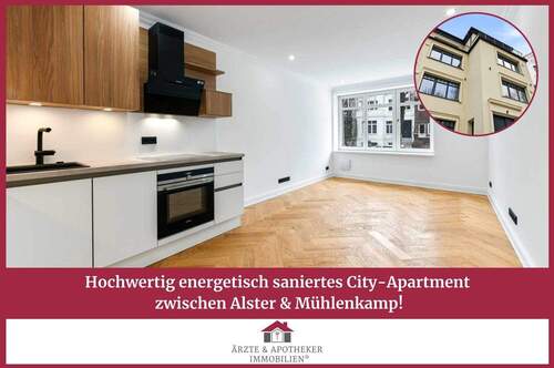 Ärzte & Apotheker Immobilien - 1 Zimmer Etagenwohnung zum Kaufen in Hamburg Winterhude