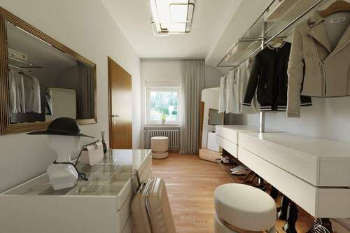 Mustermöblierung Ankleide - 