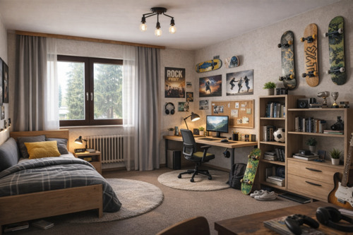 Kinderzimmer 2 - virtually staged - 