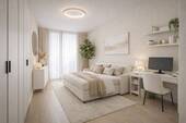 Zimmer I - Gestaged - 4 Zimmer Etagenwohnung zum Kaufen in Augsburg