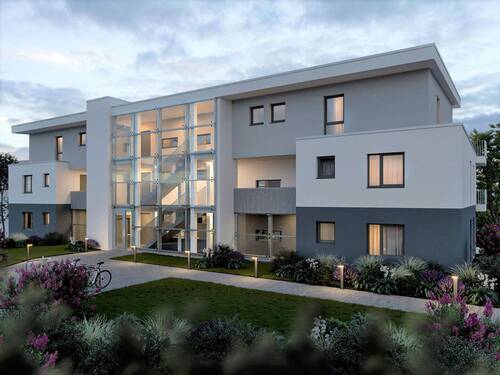 Kampus Karree II - Haus I Fassade heller.jpg - Modern und stilvoll wohnen in Wolfsanger