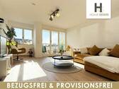 Wohnzimmer - Renovierte & Bezugsfreie 3 Zimmerwohnung mit Balkon & Provisionsfrei