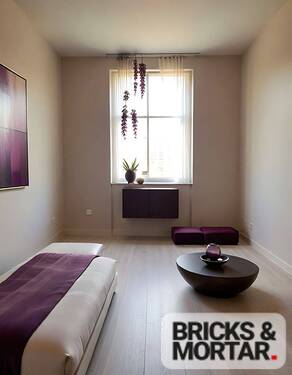 Schlafzimmer KI generiert - Etagenwohnung mit 63,00 m² in Dresden zum Kaufen