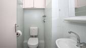 Toilette abgebildet in Originalausstattung. - 
