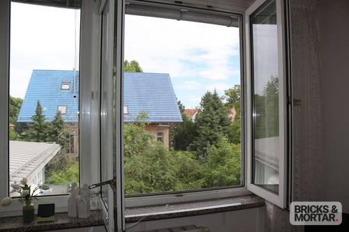 Ausblick vom Wohnzimmer - 