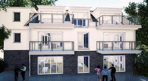 Südansicht - Gartenseite - 2 Zimmer Etagenwohnung in Tangstedt