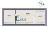 Grundriss Dachboden - 