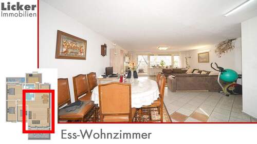 Ess-Wohnzimmer - Etagenwohnung mit 108,00 m&sup2; in Winnenden zum Kaufen