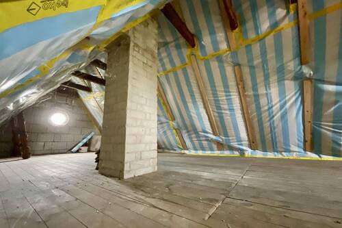 Gedämmter Dachboden - 