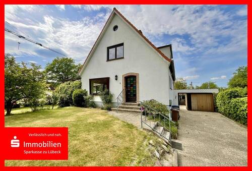 Solides Einfamilienhaus - Einfamilienhaus mit großem Grundstück und Potenzial in Lübeck-Niendorf