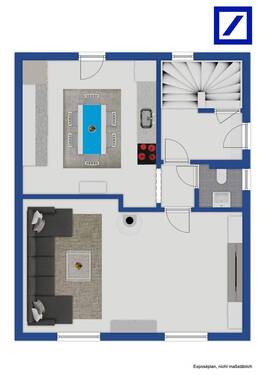 GR Erdgeschoss - 6 Zimmer Einfamilienhaus in Nordhausen
