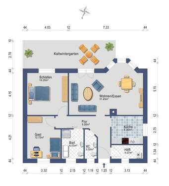 Darstellung und Maßangaben sind ohne Gewähr - 