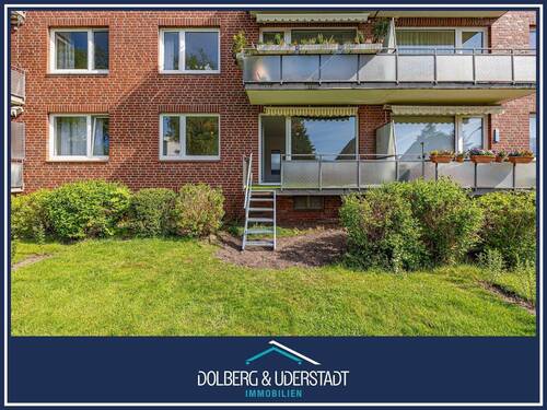 Titelbild - Charmante 3-Zimmer-Wohnung mit Balkon und Gartenanteil in Halstenbek Krupunder